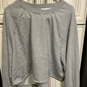 Treasure Bond Grey Cropped Sweatshirt XL